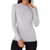 Tricou termic de alergare cu m&acirc;neci lungi pentru femei, compresie, performanță &ndash; roz &icirc;nchis L