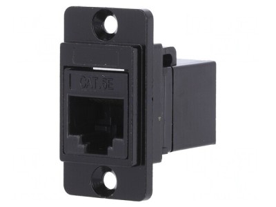 Adaptor DUALSLIM Cat 5e 8p8c 29mm Metal foto