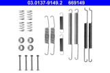 Set Accesorii Sabot Frana ATE 03.0137-9149.2 Seat Skoda VW Caddy Octavia Passat Roomster