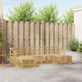 vidaXL Seturi de canapele 6 pcs Alb Lemn Solid de Acacia 3392289