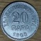 Muntenegru - moneda de colectie ultra rara - 20 para 1908 - impecabila !