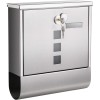 SONGMICS Cutie postala de exterior, pentru gard sau perete, din otel, 31x10x33cm, argintiu Household NewTrend