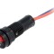 Lampă de control LED roșie 12V &Oslash;11mm IP40