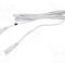 Cablu 2x0,75mm2 CEE 7/16 mufă IEC C7 mamă PVC 5m alb POS