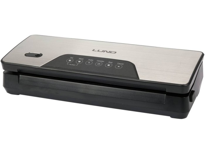 LUND Aparat vidat produse alimentare, putere 130W
