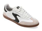 Cumpara ieftin Pantofi sport SKECHERS alb-negru, HOTSHOT, din piele naturala