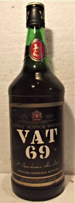 RARE WHISKY VAT 69, L.1 GR, 43, ANI 90