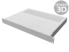Carcasă standard 1U aluminiu 330mm x 422mm