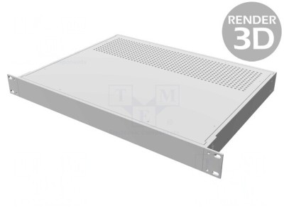 Carcasă standard 1U aluminiu 330mm x 422mm foto