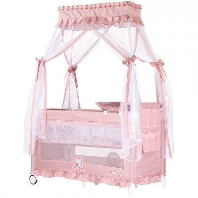 Patut pliabil Chipolino Palace Cat pink foto