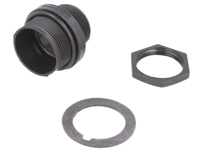 Conector cu capac de protecție, drept