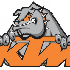 Sticker Moto KTM 12x8cm Bulldog