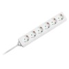 Prelungitor 6 cai 3m(3g1.5mm2) alb, V-TAC