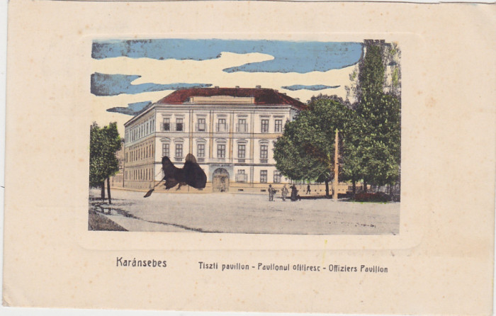 CP Caransebes Karansebes Pavilonul Ofiteresc Ofitiresc ND(1909)