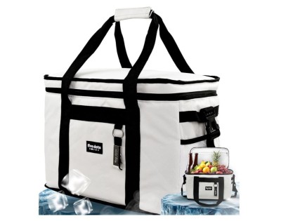 Geanta termoizolanta pentru pranz Five Dots, racire +12 ore, 17L, gri - RESIGILAT foto