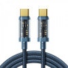 Cablu Joyroom USB Type-C - USB Type-C 100W 1.2m Negru (S-CC100A12) S-CC100A12-BLUE