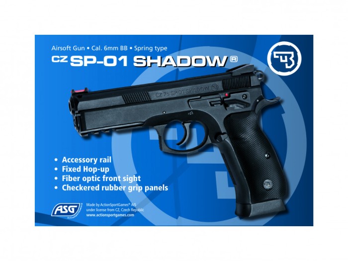 Replica ASG CZ 75 SP-01 Shadow