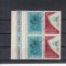 ROMANIA 1963 LP 557 CONFERINTA A. F. R. PE TARA -SUPRATIPAR PERECHE SERII MNH