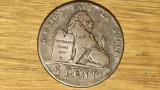 Belgia - moneda de colectie rara - 5 centimes 1842 superba - ⌀ 28 mm - Leopold I