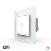 Intrerupator Simplu Cap Scara / Cruce Wi-Fi cu Touch LIVOLO &ndash; Serie Noua, Alb SmartElectro IntelligentHouse