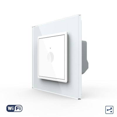 Intrerupator Simplu Cap Scara / Cruce Wi-Fi cu Touch LIVOLO &amp;ndash; Serie Noua, Alb SmartElectro IntelligentHouse foto