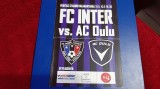 program FC Inter Turku - AC Oulu