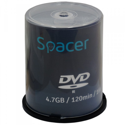 DVD-R Spacer, 4.7 GB, 120 Minute, 100 Buc foto