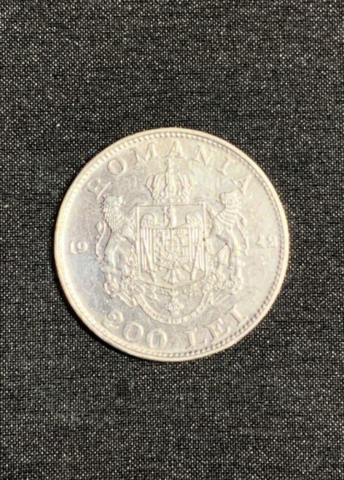 Moneda 200 lei 1942 argint