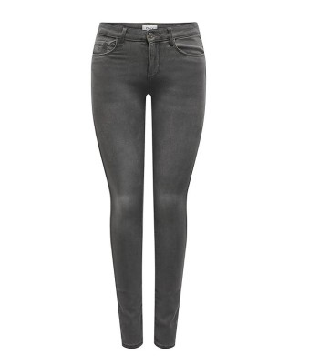 Blugi pentru femei ONLY Skinny Fit, Onlroyal Reg Sk Dnm Bj312 Noos, gri inchis, XL 34L - OUTLET foto