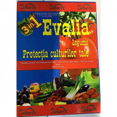 Pachet Evalia Legume pt 10L apa, Solarex, contine fungicid (Evalia+ Difcor) si ingrasamant foliar (Aminofeed Super) pentru legume, mar, par, gutui, pi
