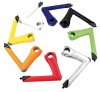 Pipa ghidon fixa cu cap detasabil, aluminiu, &Oslash;22.2, extensie 100 mm, culoare arg... Cod:421690850RM