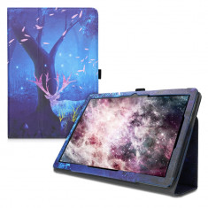 Husa pentru Huawei MediaPad T5, Piele ecologica, Multicolor, 46111.14 foto