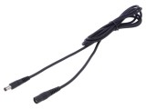 Cablu DC 5,5/2,1 1x1mm&sup2; Negru 2m