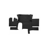 Covor auto imitatie piele dedicat Camion MAN TGX Cutie Mica,2 Sertare Negru/Rosu Cod:LUX-683 Automotive TrustedCars, Oem