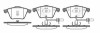Placute frana fata Audi A6 (4b2, C5), 01.1997-01.2005, marca SRLine S70-0260