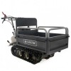Roaba electrica cu senile TB 3250 E, Motor benzina 6.5 CP, max 320 kg, Basculabila, 8 trepte, 4.9 km/h, Obloane detasabile