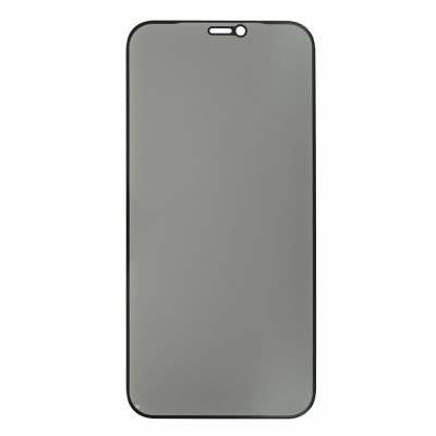 Folie de sticla securizata DEPOX&amp;reg; pentru protectie compatibila iPhone 12/12 PRO, 3D, Anti-spy, neagra, acoperire full-cover foto