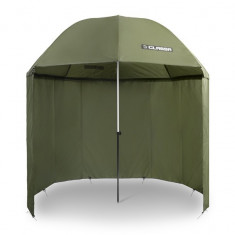 Umbrelă/shelter cu perete lateral Delphin CLASSA, diametru 250 cm, husa transport, cuie fixare