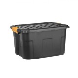 Cutie Depozitare Plastic, Capacitate 12L, Rezistentă La Intemperii, Negru