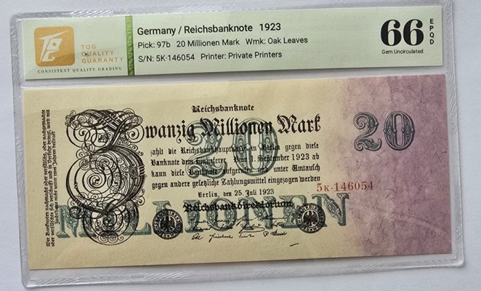 20 Millionen Mark Germany 1923
