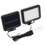 Lampă solară cu senzor de mișcare, lumini LED, alb