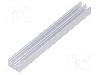 Radiator extrudat, aluminiu, 75mm x 10mm, naturala, FISCHER ELEKTRONIK - SK 646 75 AL