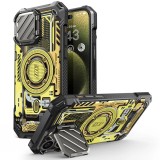 Husa iPhone 15 Pro Max Supcase Unicorn Beetle XT MagSafe, Yellow Circuit