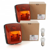 Set 2 Buc Semnalizare Plafon Spate Oe Volkswagen Crafter 2006&rarr; 2E0953042A + Set 2 Buc Bec Osram P21W 12V 21W 7506