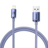 Cumpara ieftin Cablu incarcare Baseus Crystal Shine, USB/Lightning, 2.4A, 1.2m