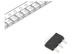Tranzistor N-MOSFET Unipolar 60V 1.4A 1.3W SOT223 foto