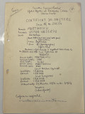 Victor Valeriu Martinescu copie manuscris a certificatului de nastere semnatura