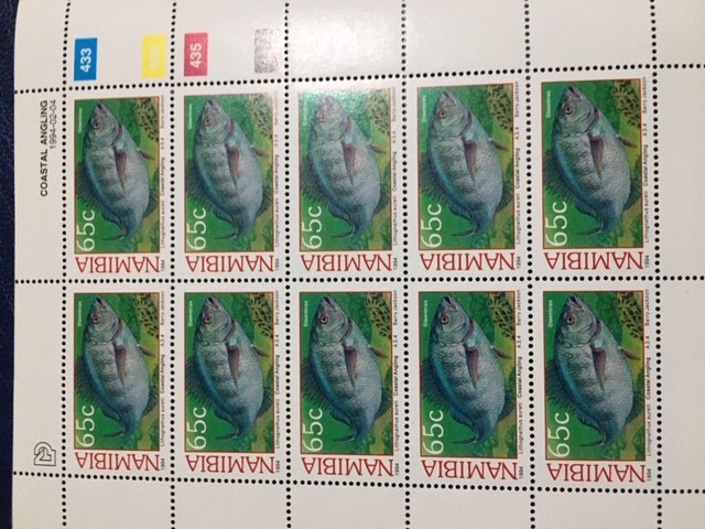 NAMIBIA, FISH - COALĂ &Icirc;NTREAGĂ MNH