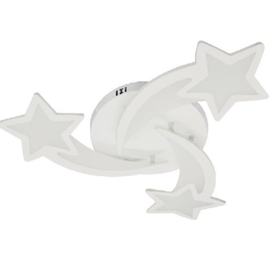 LUSTRA LED DIMABILA STEA 62W CU 3 BRATE 3 CULORI+IR