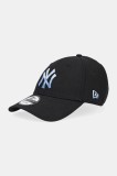 New Era șapcă de baseball din bumbac culoarea negru, 60691277